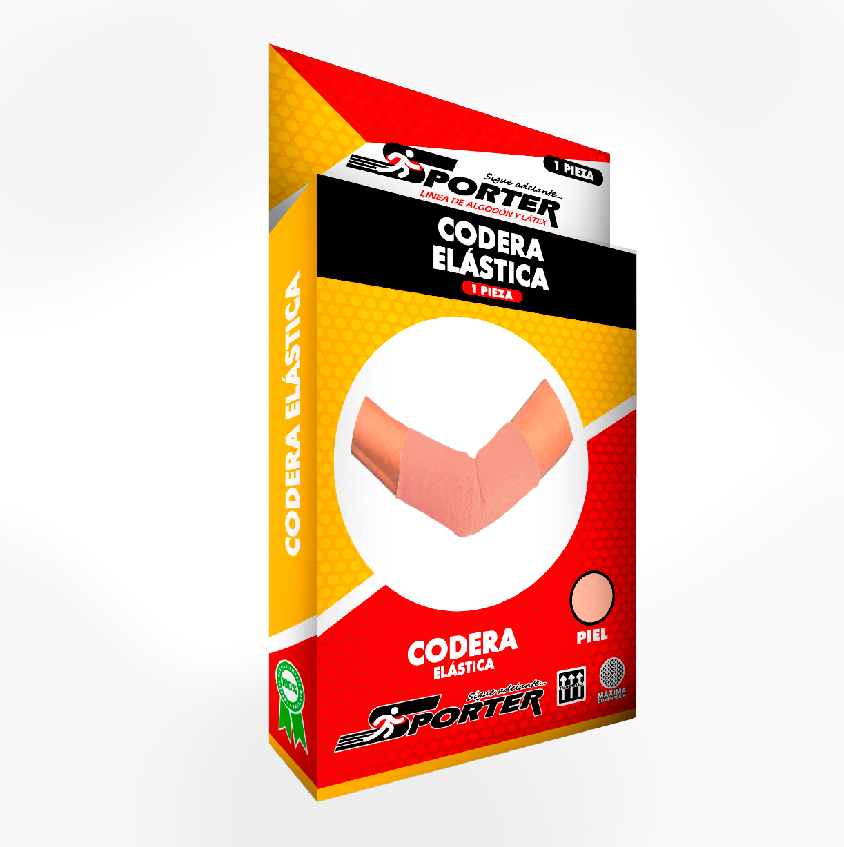 Codera Elástica Extra grande Color Piel 1 pza, Kohn