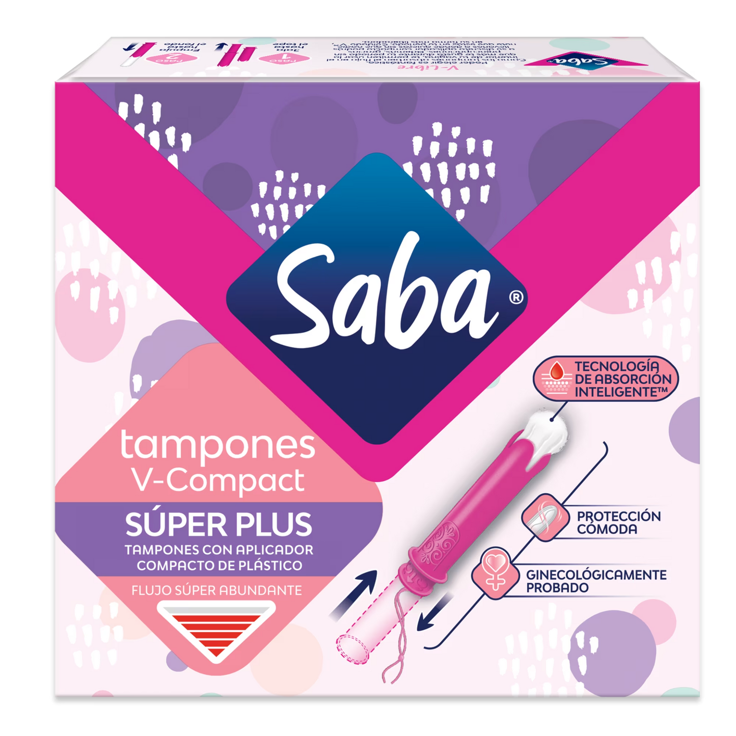 Tampones Saba V-Compact Super Plus 10 tampones, Essity