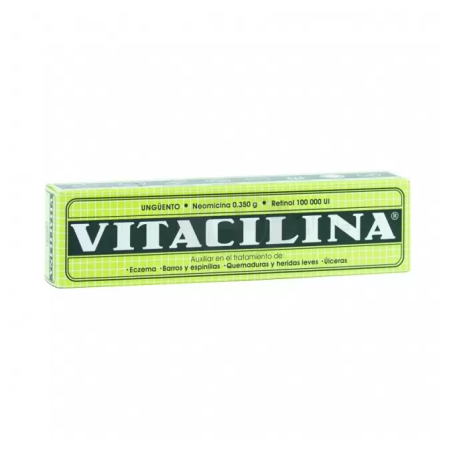 Vitacilina 28 g Ungüento Lab. KSK (Retinol (Vitamina A) 100000.000 UI / 100 g , Neomicina 0.350 g / 100 g)