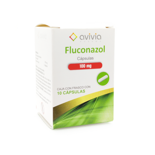 Fluconazol 10 cápsulas, Lab. Avivia (Fluconazol 100 mg)